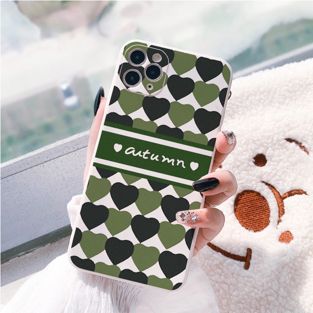 Ốp lưng iphone họa tiết trái tim may mắn T13 dẻo cạnh vuông 7plus/8plus/x/xs/xsmax/11/12/13/14/pro/promax