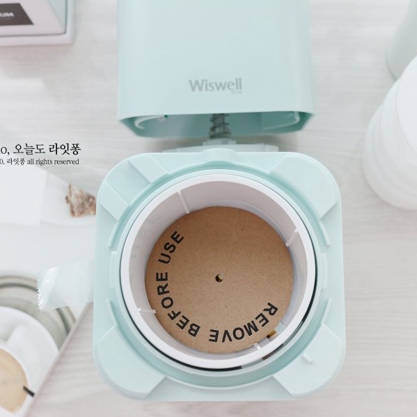 BINGSU Máy làm đá bào tự động Wiswell_Xanh Mint_WB800G