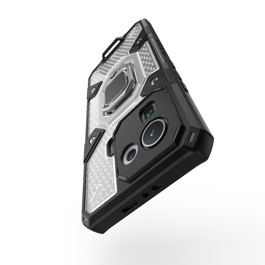 Ốp lưng Xiaomi 11 Pro vân tổ Ong Iring không gian mới chống sốc giá đỡ