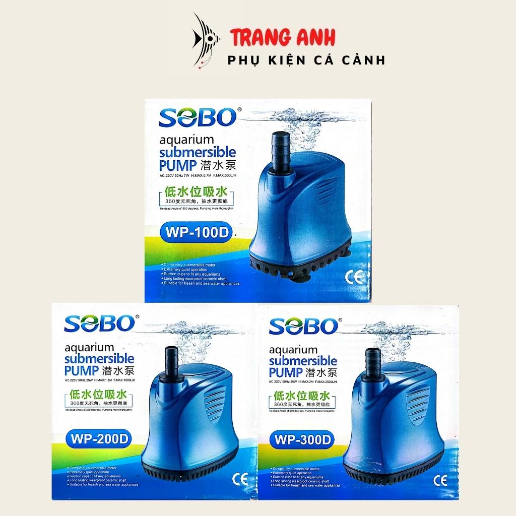 Máy bơm chìm, bơm hút đáy Sobo WP 100D, WP 200D, WP 300D cho bể cá cảnh