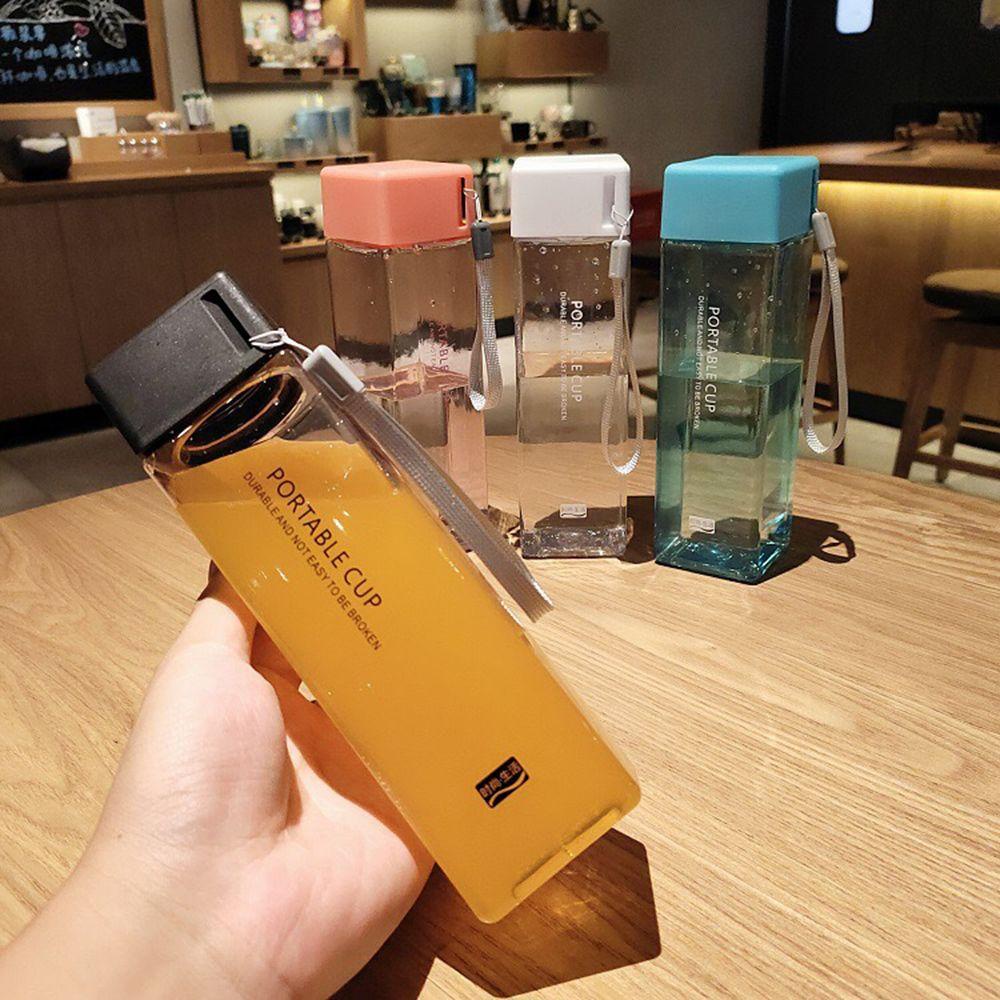 Bình Đựng Nước Bằng Nhựa Không BPA Hình Vuông NOTE1 450ml