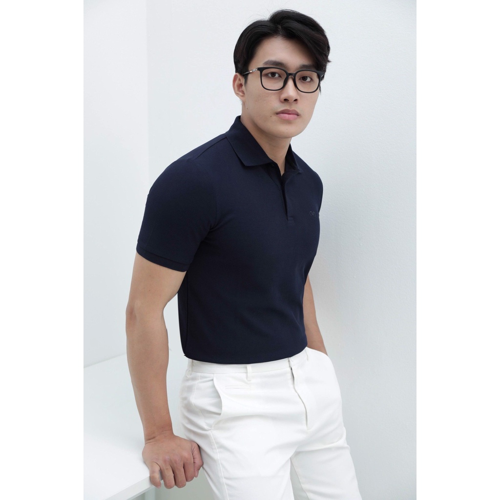 A/G Áo Polo Nam Cổ Bẻ Trơn Nhiều Màu Phom Slimfit Chất Liệu Cotton Thoáng Mát Không Nhăn