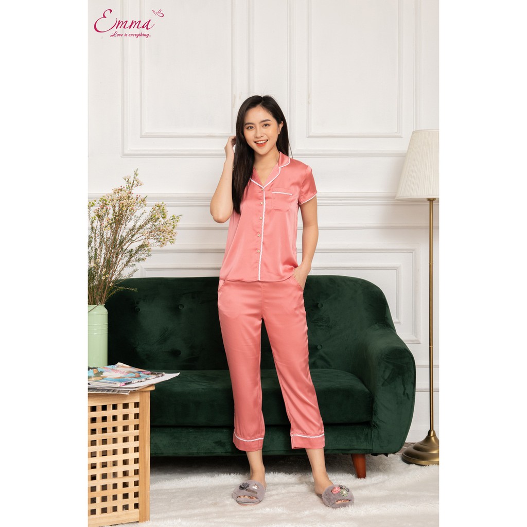 Bộ Đồ Mặc Nhà Bằng Lụa - Thời Trang Emma EHLU.0021.091