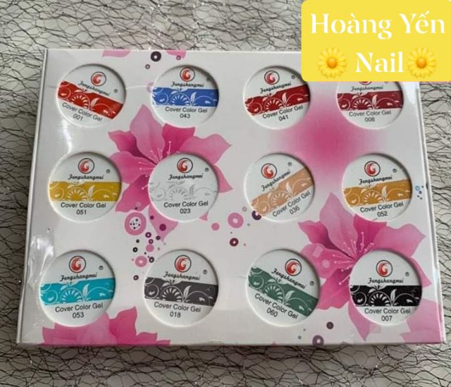 Set Gel Vẽ Móng Nghệ Thuật FengShangMei 12 Màu