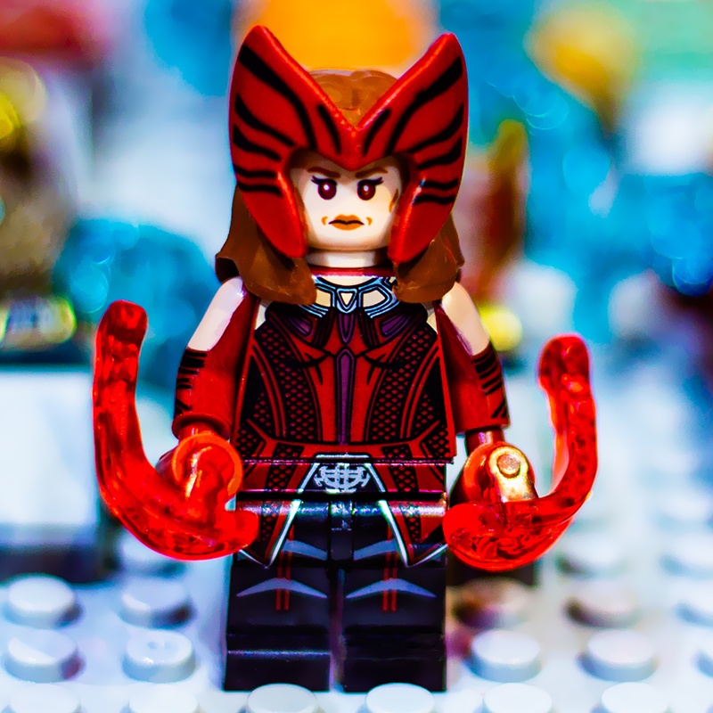 Lego  vision, wanda, vison trắng của tv seri