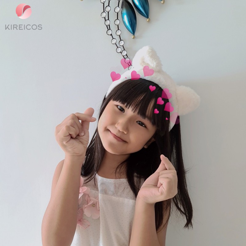 Cài Nhung Tai Mèo Lông Dày Xinh Xắn Dành Cho Nữ