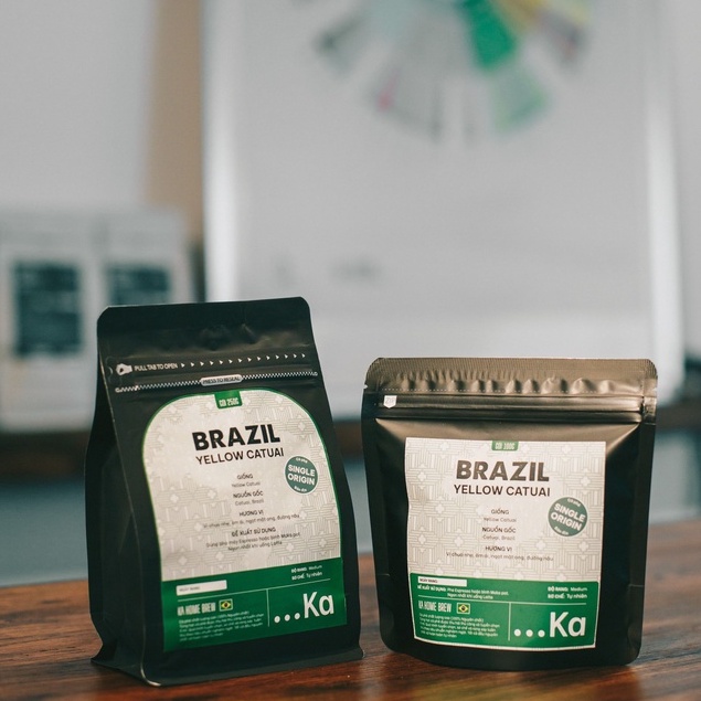 Combo Cà phê Arabica Ngoại pha Espresso, Cà phê Specialty Single Origin Cao cấp từ Ethiopia Brazil Colombia gói 250g