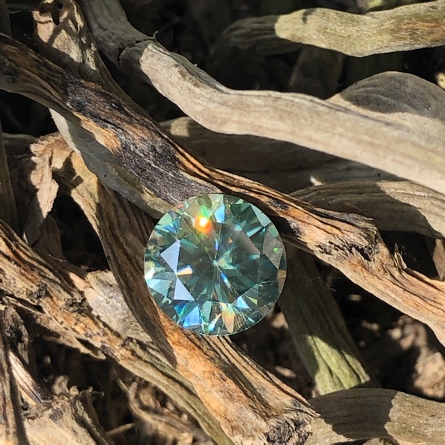 Moissanite 10,0 ly xanh CỰC KHỦNG DUY NHẤT thích hợp cho NHẪN NAM, NỮ, MẶT DÂY CHUYỀN, VÒNG TAY