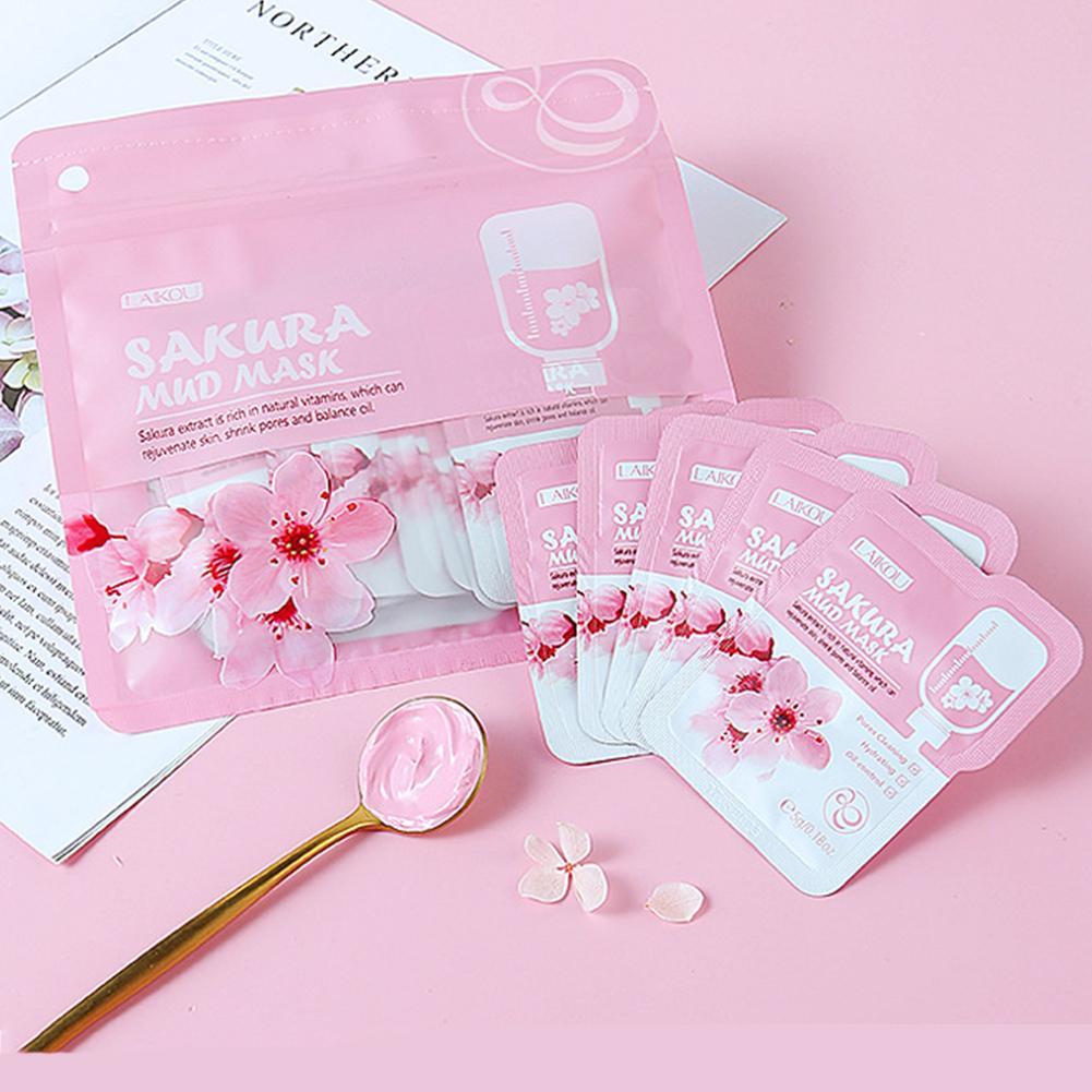 Mặt nạ bùn LAIKOU chiết xuất hoa anh đào dưỡng da 5g | BigBuy360 - bigbuy360.vn