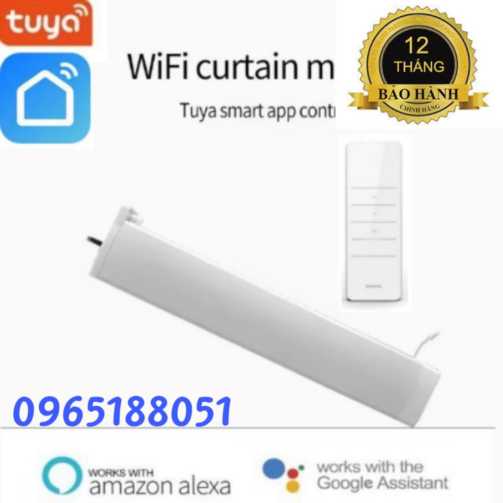 Rèm Tự Động Motor Wifi App Tuya và Smart life