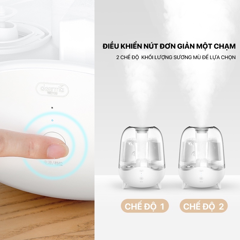 [Mã ELHA22 giảm 6% đơn 300K] Máy tạo độ ẩm Deerma F325 Air Humidifier 5L Hàng Chính Hãng - Minh Tín Shop