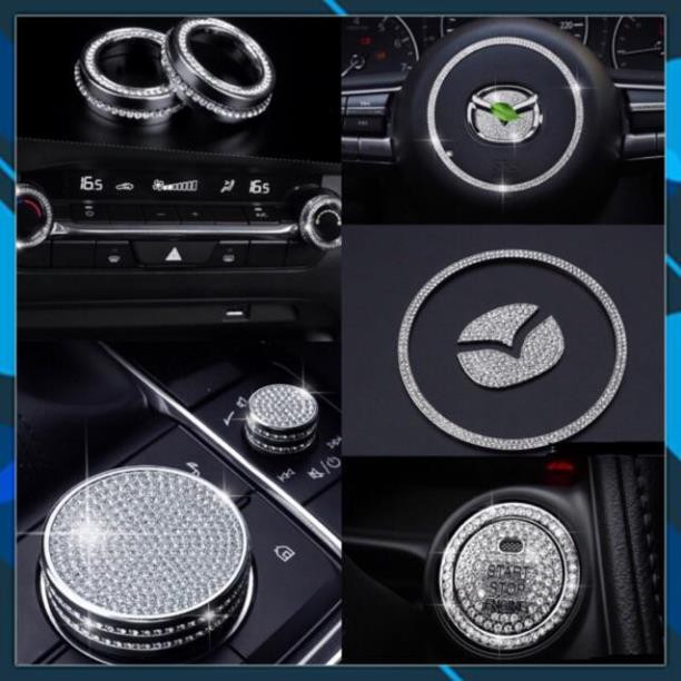 ⚡️𝐅𝐑𝐄𝐄 𝐒𝐇𝐈𝐏 𝟓𝟎𝐊⚡️ Ốp nội thất đính đá cho xe Mazda 3 All new 2020 sang trọng đẳng cấp