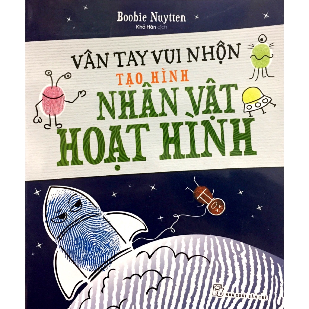 Sách - Vân Tay Vui Nhộn - Tạo Hình Nhân Vật Hoạt Hình