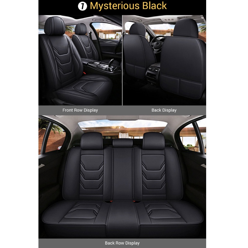 Bọc ghế ngồi xe hơi SEAMETAL Sedan SUV bằng da nhân tạo bảo vệ nội thất ô tô