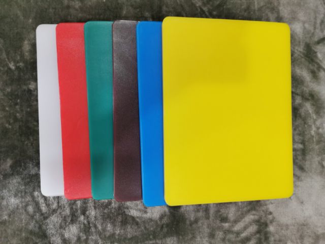 Thớt nhựa 6 màu công nghiệp.Hàng dày chuẩn.