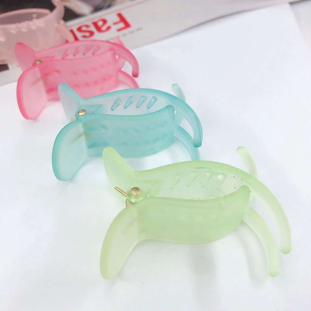 Gấp Tóc 5 Răng Màu Pastel Cao Cấp