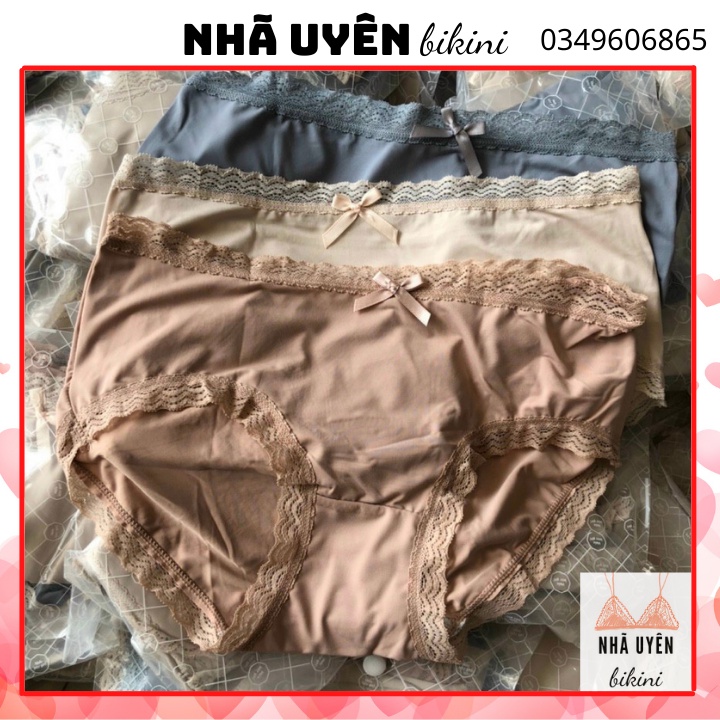 3 Quần lót nữ vải thun lạnh xuất hàn, 3 chiếc 1 túi hàng cao cấp Mã EBQL05 nhauyenbikini