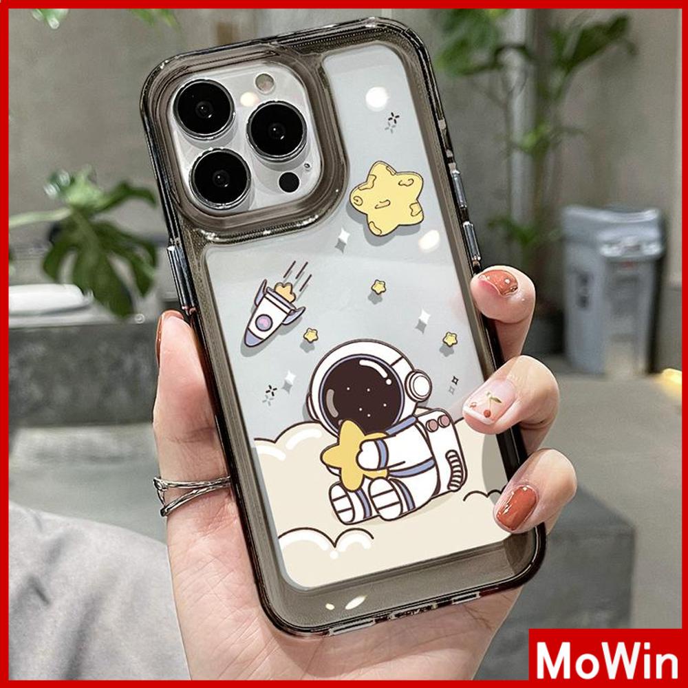 Ốp điện thoại acrylic HD in phi hành gia thích hợp cho iPhone 14 Pro Max 13 Pro Max 12 Pro Max 11 Pro Max xr xs max