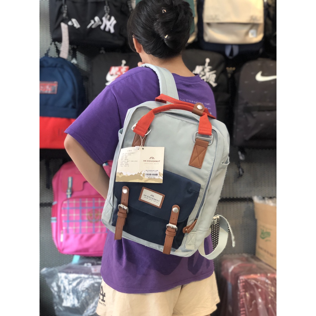 Balo Học Sinh Thời Trang Cao Cấp NX Doughnut Chống Thấm Nước - Nhiều Ngăn Chống Thấm Nước Size Classic 14 inch NX21-14