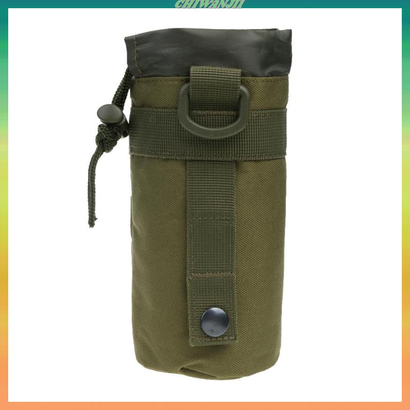 Premium Outdoor Molle Water Bottle Bag Pouch Backpack Belt Holder Green