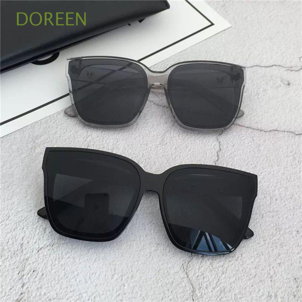 Kính Mát Phân Cực Gọng Vuông Lớn Chống Tia Uv Phong Cách Vintage Cho Nam Và Nữ