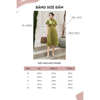 Đầm 2 dây thắt nơ ngực - 20Again