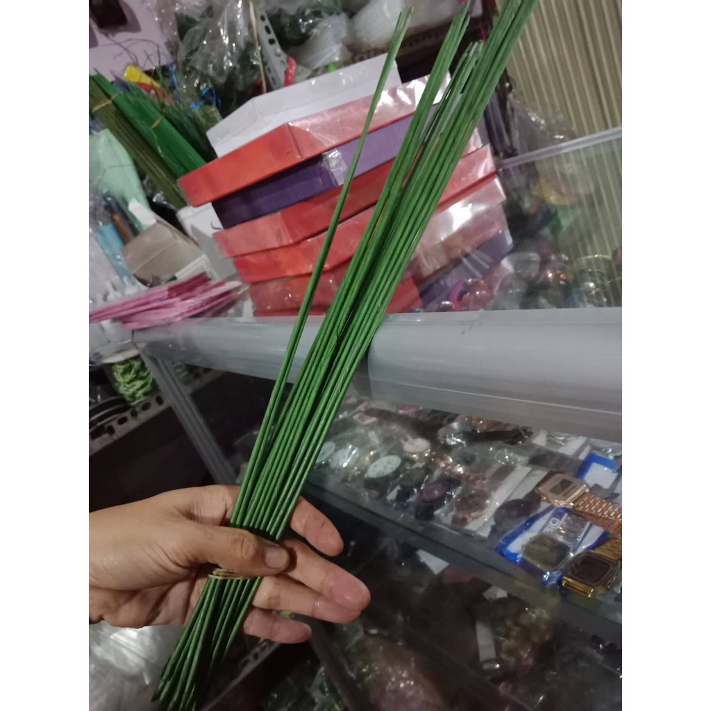 Cành kẽm BỌC GIẤY XANH