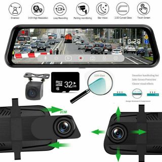 CAMERA HÀNH TRÌNH ANYTEK T12 GƯƠNG 10 INC ANYTEK T12 SIÊU NÉT FULLHD KÈM CAMERA LÙI
