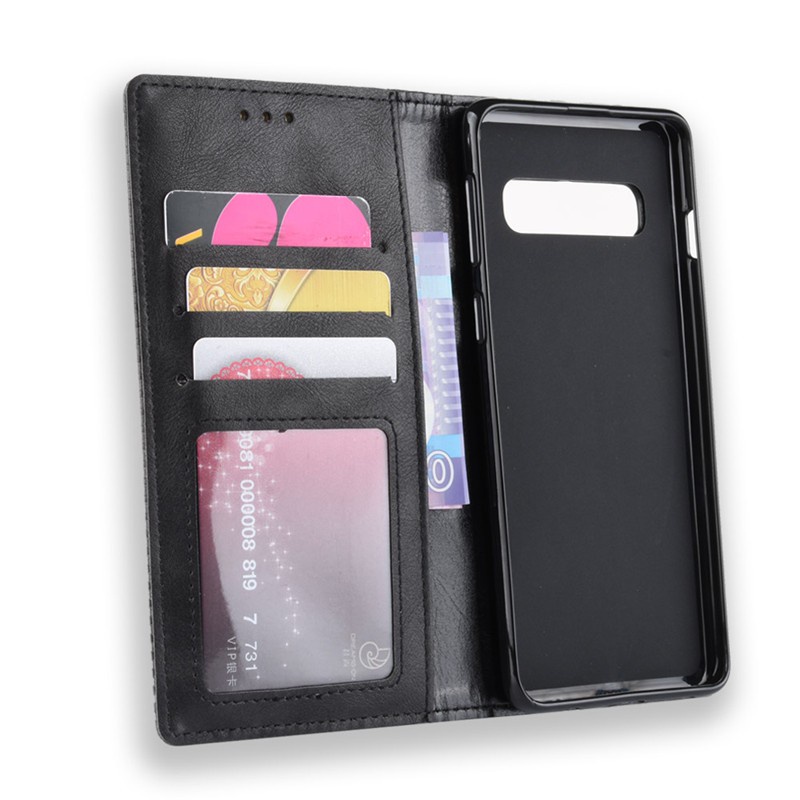 Bao da dạng ví Samsung S21, S21 Plus, S21 ultra, S20 FE, S10 Lite, S10 5G có nắp gập, ngăn đựng thẻ ATM tiền