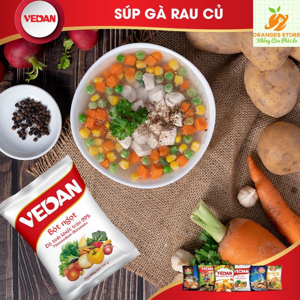 Bột ngọt Vedan 454g HẠT LỚN - HSD 3 năm-Chính Hãng-Giá tốt