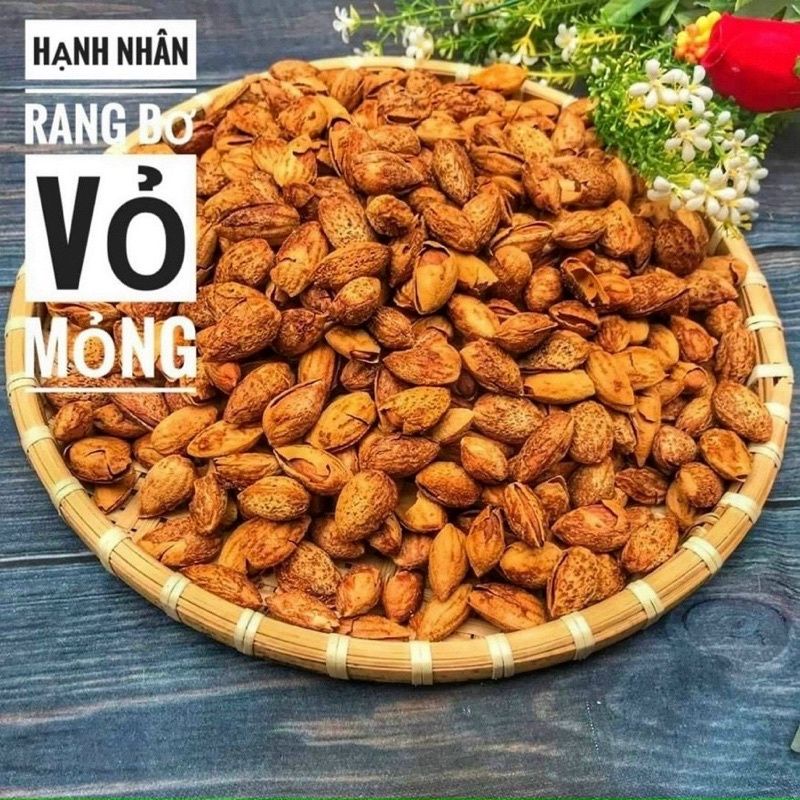 HẠNH NHÂN RANG BƠ VỎ MỎNG