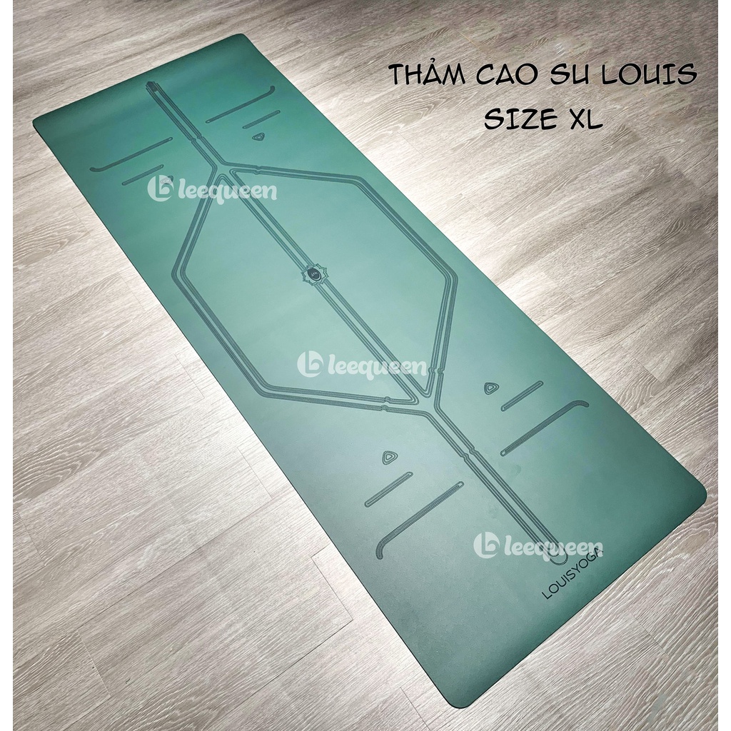 Thảm tập yoga cao su hãng Louis Yoga phiên bản Diamond size XL- Thảm tập yoga cao su tự nhiên, định tuyến độ bám cao