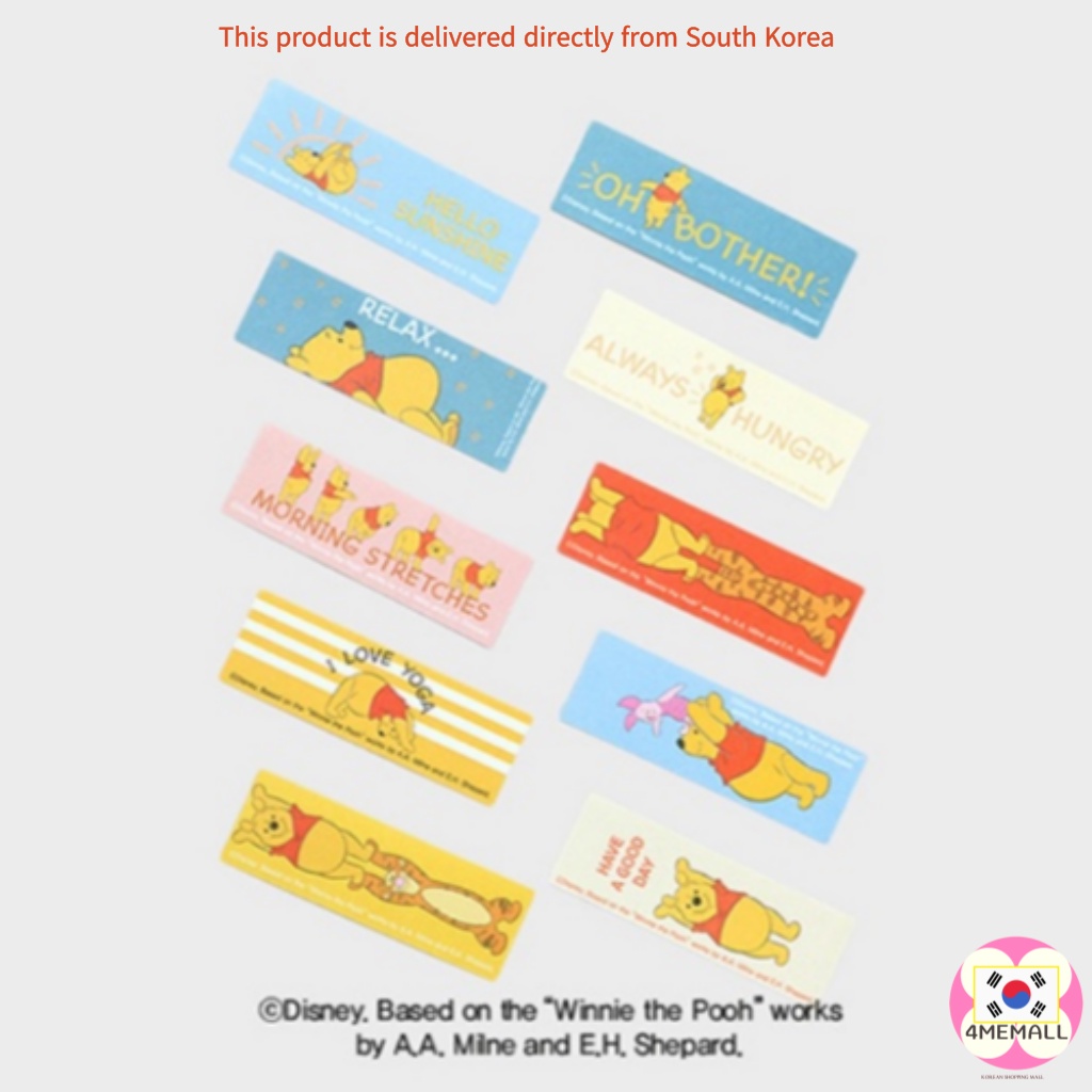 DISNEY  Băng Keo Dán Trang Trí In Hình Winnie The Pooh