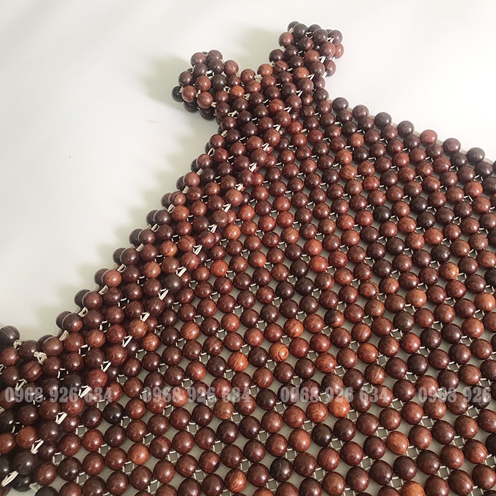 Lót ghế ô tô FREESHIP Đệm ghế ô tô hạt gỗ cẩm cao cấp loại trùm vai cho ô tô, xe hơi, văn phòng xe khách