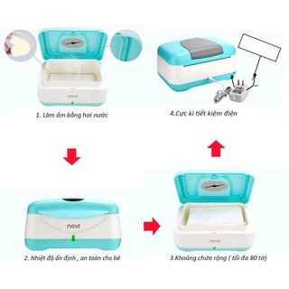 Máy ủ ấm khăn cho bé