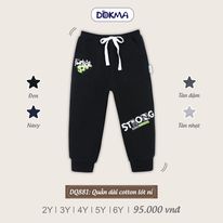 2-6Y Quần dài cotton lót nỉ Dokma DQ881