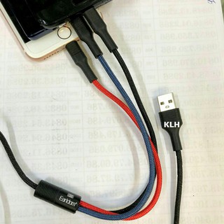 CÁP SẠC DÙ 3IN1 EARLDOM IMC-027