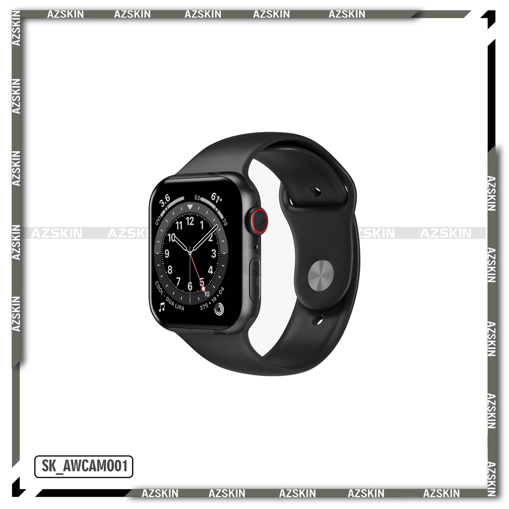 Miếng Dán Skin Apple Watch Camo Black |SK_AWCAMO01| Chất Liệu Film 3M Cao Cấp, Khuôn Cắt CNC, Dễ Dán Tại Nhà