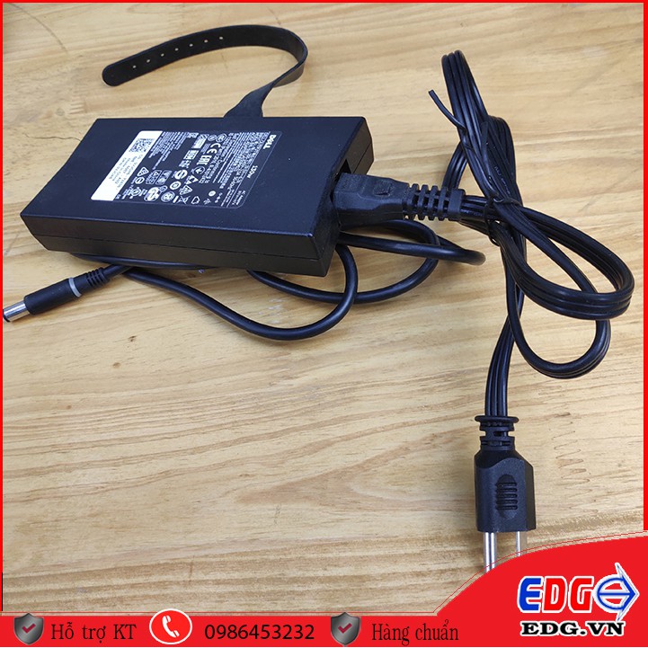 Sạc Laptop Dell 130W  Slim Zin Kim To có đèn theo máy