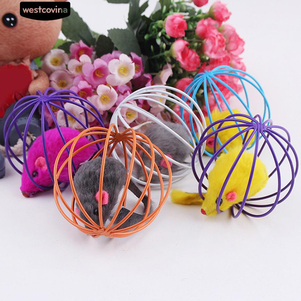 Quả Bóng Chuột Giả Đồ Chơi Cho Mèo