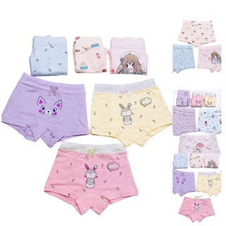 Quần chip bé gái set 3 quần lot cotton cao cấp cho bé YAPPY KIDS