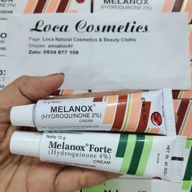 [AUTH] Melanox Hydroquinone 2%, 4% (15g)- Kem hỗ trợ giảm thâm nám, tàn nhang | BigBuy360 - bigbuy360.vn