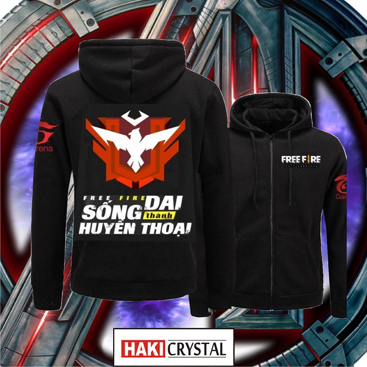 [Giá Xưởng] Sale tận GỐC, Áo Khoác Free Fire, Áo khoác đen - Rank FF | BigBuy360 - bigbuy360.vn