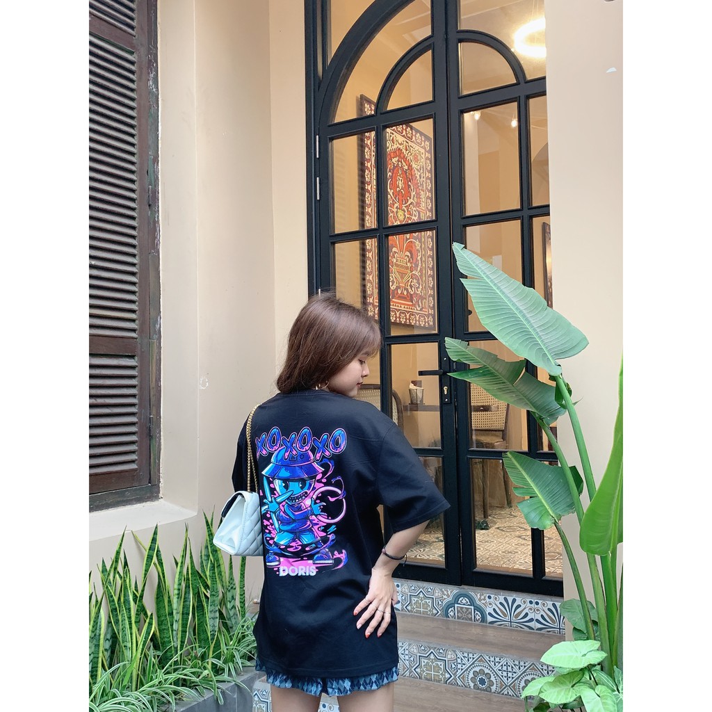 Áo Thun Unisex Xoxoxo Doris.1996, Áo Phông Cotton Vải Mềm Mịn Mát, Miễn Phí Đổi Trả 7 Ngày
