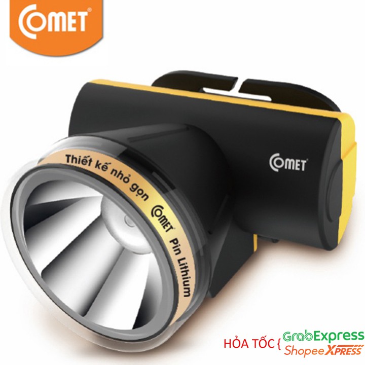 Đèn pin đội đầu Công suất lớn, ánh sáng cực mạnh COMET CRT1613