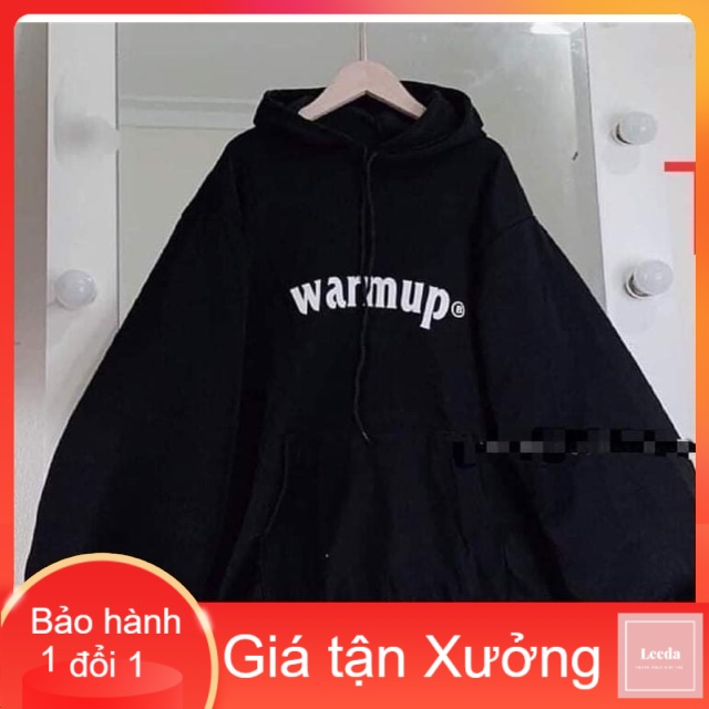 Áo hoodie WARMUP TT11 , áo thun nam nữ, áo thun dài tay, sét bộ mặc ở nhà - LEEDA MODY