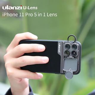 Bộ Lens Chụp Ảnh Điện Thoại 5 Trong 1 20x Super Wide Angle Macro Cho Iphone 11/11 Pro/11 Max