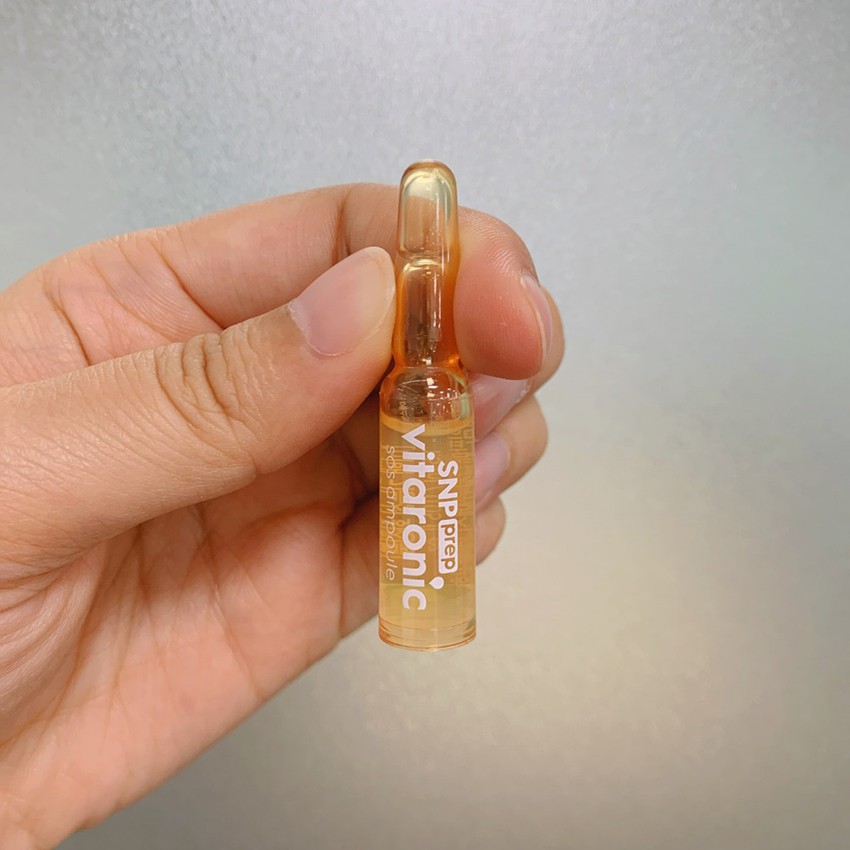 Tinh Chất Dưỡng Trắng 7 Ngày SNP Prep Vitaronic SOS Ampoule Mờ Thâm Trắng Da Ngăn Nám Hộp 7 Ống