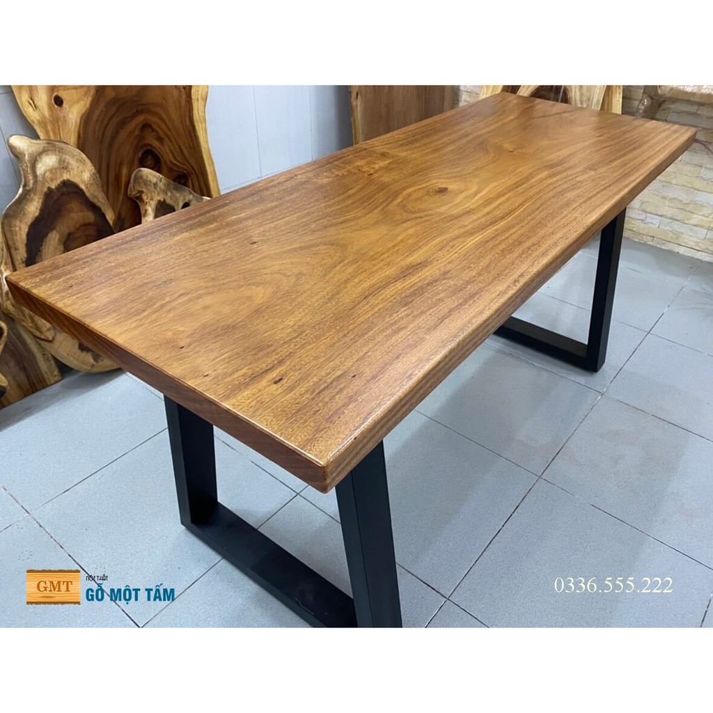 Mặt bàn gỗ Lim nguyên tấm 1.6m x 60 cm