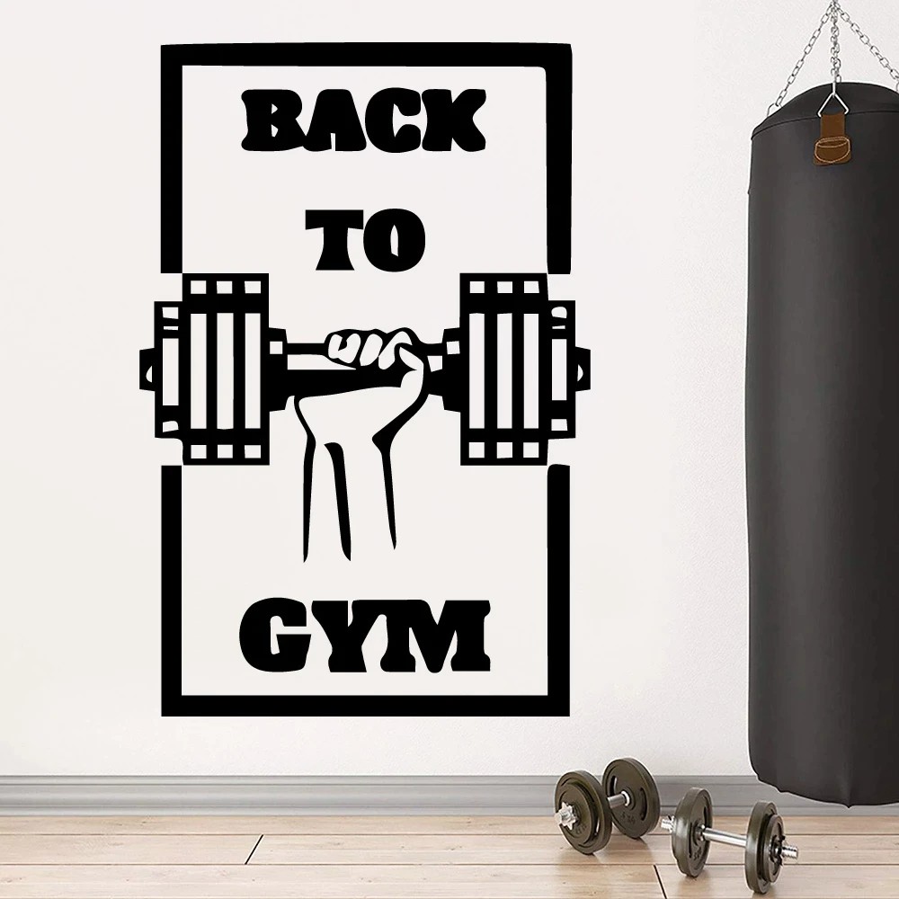 Decal Trang trí, tạo động lực trong Phòng GYM (P1/8)